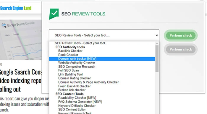 نحوه بررسی دامین اتوریتی با Tools SEO Review