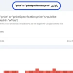 رفع ارور "price" or "priceSpecification.price"